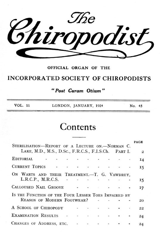 The Chiropodist