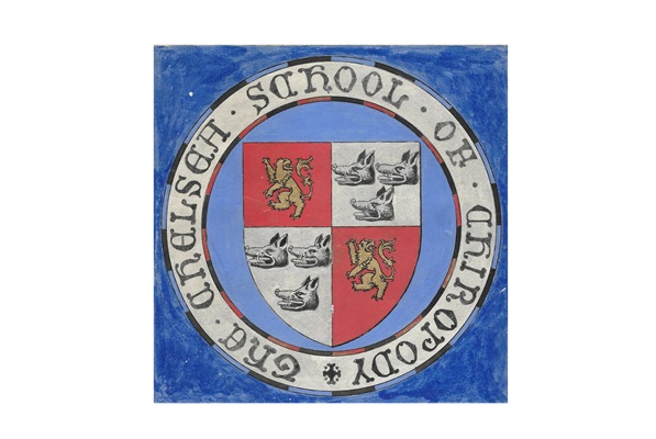 Coat of arms on background